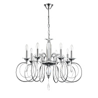 Люстра подвесная 87*110 см, 8*E14 Lumion Laoka 8032/8 хром