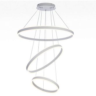 Люстра 80*120 см LED*195 W, 3000 / 5500 К Citilux Дуэт Белый CL719680