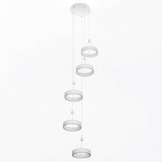 Люстра 46*60/180 см, 100W 4000K Citilux CL719050 Дуэт Белый