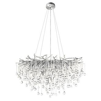 Люстра *80*45 см, 15*G9*5W, Loft It Drops 10376/800, Серебро