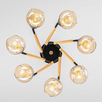 Светильник 76 см, Citilux TIKA CL133171, черный-дерево