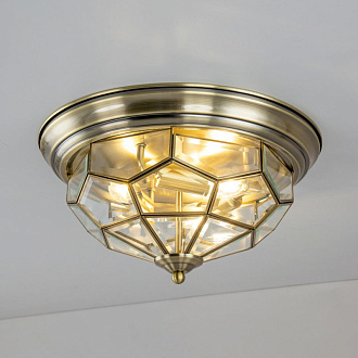 Потолочный светильник Citilux Витра-1 CL442530 бронза, диаметр 40 см