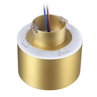 Светильник 10 см, 15W, 3000-6000K, Novotech Spot Giro 358963, бронза
