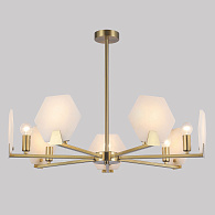 Люстра 73*73*46 см, E14 7*40W, Eurosvet Marble 60158/7, a065050, латунь