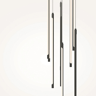 Каскадная люстра 35*35*352,5 см, LED, 46W, 3000К, Maytoni Light stick MOD236PL-L54B3K черный