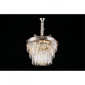 Каскадная люстра 50*60-100 см, 9*E14, 40W, Aployt Mariz APL.813.03.09, никель