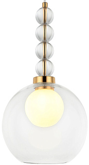 Светильник подвесной 22*22*46/150 см, 1*G9 LED  Бронза Stilfort Designo 2166/05/01P