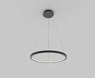 Подвесная люстра 60 см, 30W, 3000K, Italline IT013-6027 black 3000K, черный