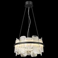 Подвесная люстра 48 см, 80W, 3000K, Wertmark Nelly WE158.12.603, черный