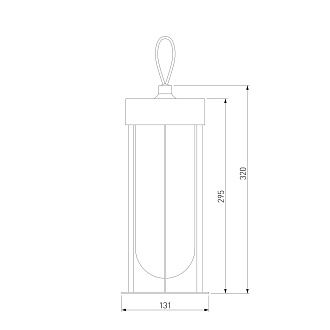 Переносной уличный светильник светодиодный Ritz черный 35183/S черный Elektrostandard  4690389208959, a068270