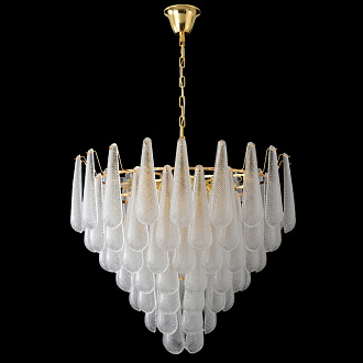 Каскадная люстра 75*168 см, 18*E14, 720W, Crystal Lux FONTAIN SP18 GOLD золотой