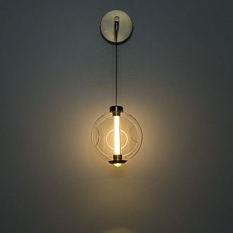 Бра 17*15*36-45 см, *LED*5W, 3000K, Citilux Noona CL251310, Бронза