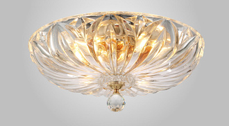 Светильник потолочный 40 см, Crystal Lux DENIS D400 GOLD Золотой
