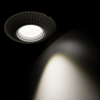 LED светильник 10 см, 7W, 3500K, Citilux Дзета CLD042NW0, белый полимер, вр 8 см