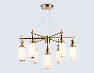Подвесная люстра **38-139 см, 7*E14*40W, K, Ambrella Light High Light LH55278, латунь