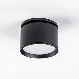 Спот *8*-4,8 см, *LED*9W, 3000/4000/6000K, Lightstar Acuto 215807, черный, вр 7,2 см
