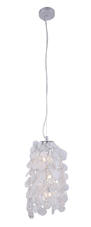 Светильник подвесной 23 см, Crystal Lux TENERIFE SP3 SILVER Серебряный