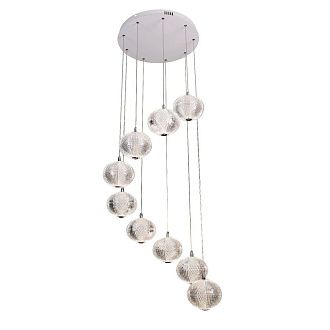 Подвес 58*58*220 см, 9*LED*45W, 3000 - 6500K Gerhort G52103/9WT WCL, Белый