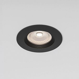 Светильник встраиваемый 8 см, Elektrostandard City 25060/01 GU10, черный, вр 6,5 см