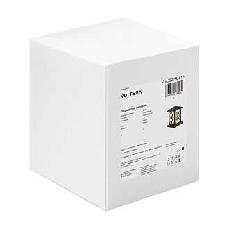 Ландшафтный светильник 20*20*-23 см, 1*E27*40W Voltega  VGL7222FL-01B, Черный