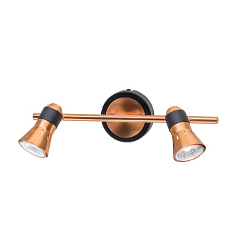 Спот Citilux Техно CL503522 медь,черный 2*GU10 ширина 33 см