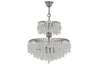 Люстра подвесная *60*48 см, 10*E14*40W, Arti Lampadari Bronte Bronte E 1.5.60.106 N, никель