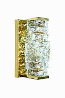 Бра Ø120 x H260, мм, 20W 3000-6000K, GOLD+CLEAR (Золото + Прозрачный Хрусталь) NewRgy W2406E/20AWGOLD+CLEAR