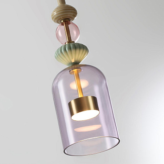 Подвес 13,5*13,5*151 см,  LED*W, 4000 К, Odeon Light Palleta, античная бронза 5045/12LA