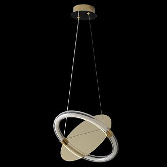 Светильник подвесной 22,3*32*22,3-225,4 см, *LED*22W, 3000K, Crystal Lux Nebula NEBULA SP22W LED GOLD, Золото