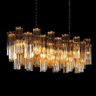 Подвесной светильник 104 см, Loft IT Murano 10580/1000R Champagne, бронза