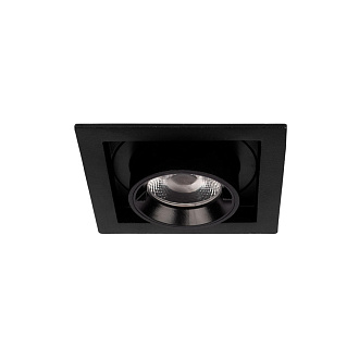 Встраиваемый светильник 10*10*10 см, 1*LED*12W 4000K LOFT IT Apex 10327/D Black черный, вр 7,5*14,5 см