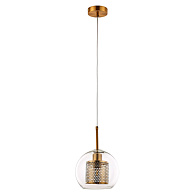 Светильник подвесной Arte Lamp Manchester A7620SP-1AB, диаметр 20 см, бронза