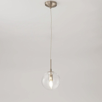 Светильник подвесной 15 см Citilux Томми CL102011, матовый хром