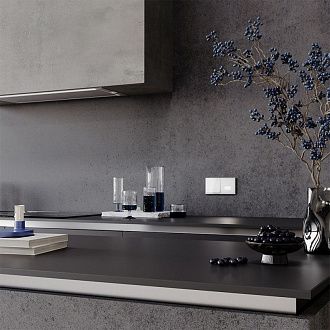 Подсветка светодиодная встраиваемая Voltum S70, белый  пластик  VLS070601