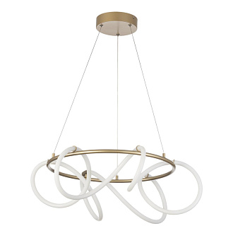 Люстра 60 см, 41W, 4000K, 4140Lm, 18 м2 Citilux CL210132 EVA золото