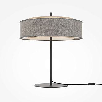 Настольная лампа *33*-39 см, 2*E14*40W, Maytoni Bergamo MOD613TL-02GR, Черный
