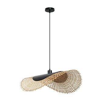 Подвесной светильник 68 см, Arte Lamp Woodstock A7063SP-1BK, черный
