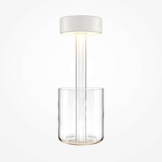 Настольная лампа 12*34,8 см, LED, 3W, 4000К, Maytoni AI Collaboration MOD229TL-L3W3K1 прозрачный