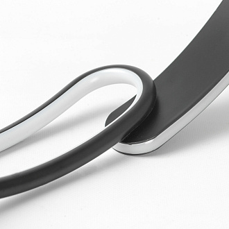 Люстра подвесная 60*150 см, 2*LED*20W 4000K черный Lussole Bradford LSP-7160