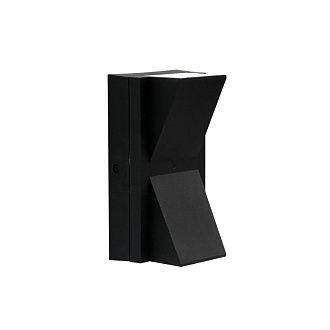 Уличный настенный светильник 15 см, 12W, 4000K, Arte Lamp Gunter A6306AL-2BK, черный