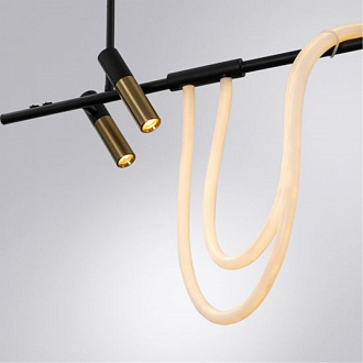 Люстра 150 см, 1*LED 47W 4000K черный Arte Lamp Klimt A2850SP-45BK