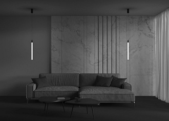 Светильник 3 см, 10W, 3000K, Maytoni Pendant Ray P022PL-L10B, черный