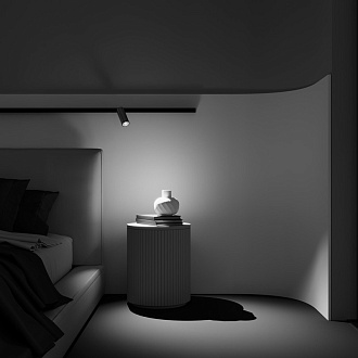 Трековый светильник 5,2*12,5*19,4 см, LED 12W 2700K 36° Maytoni Technical Focus LED Exility TR032-2-12W2.7K-M-B черный