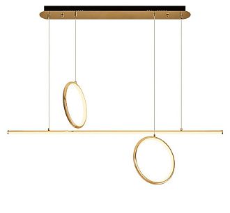 Подвесной светодиодный светильник Inodesign Hoopla Gold 40.1012