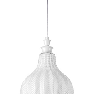 Подвес 18*37-160 см, 1*E27, 6W, Lightstar Rocco 793136, Белый