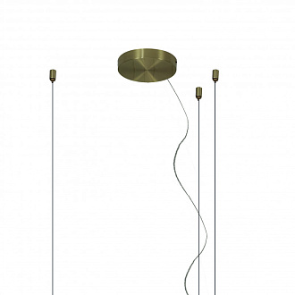 Подвесной светильник *46*200 см, LED *  30W, 3000К Mantra Shell 7262, золотой