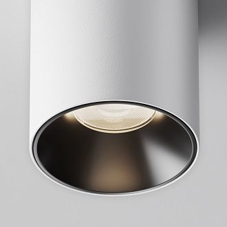 Накладной светильник 7,5*7,5*9 см,  LED, 12W, 4000К, Maytoni Technical Alfa LED C064CL-12W4K-RD-WB белый