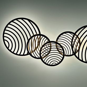 Светильник 68,5*40*13,6 см, LED *  40W, 3000К Mantra Colladge 7232, черный