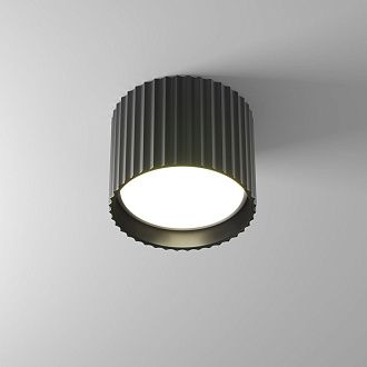 Потолочный светильник 8,5 см, Maytoni C106CL-GX53-B, черный