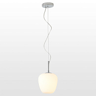 Подвесной светильник Lussole Limestone LSP-8400, 19*45 см, хром